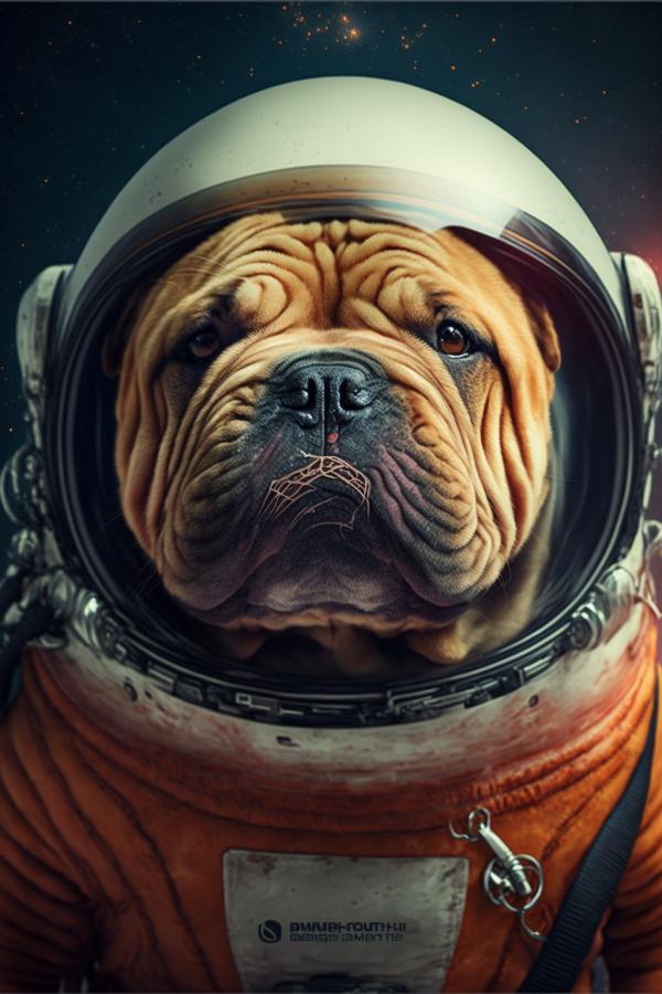 Picture of Sharpei Astronaut
