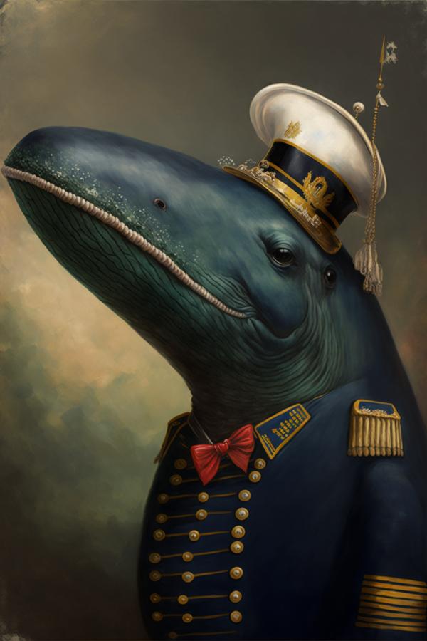 Tableau Baleine Soldat De Napoléon