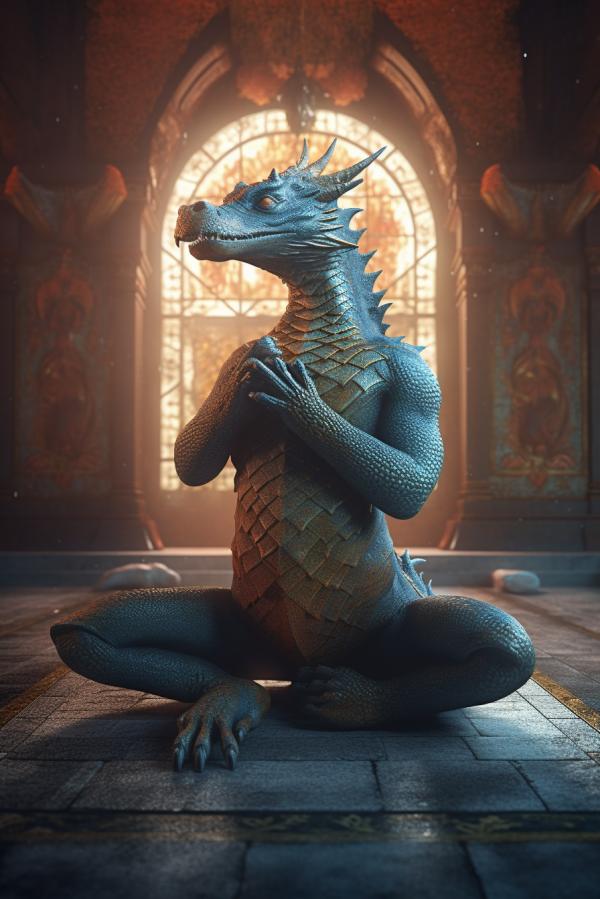 Tableau Dragon Yoga