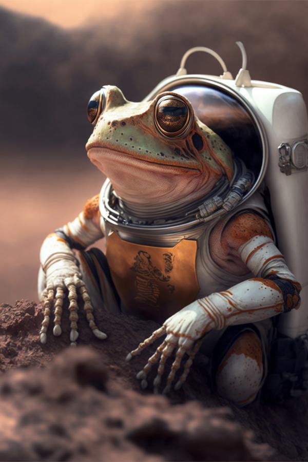 Picture of Frog Astronaut