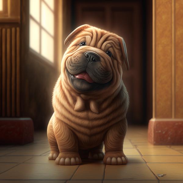 Picture of Sharpei Baby