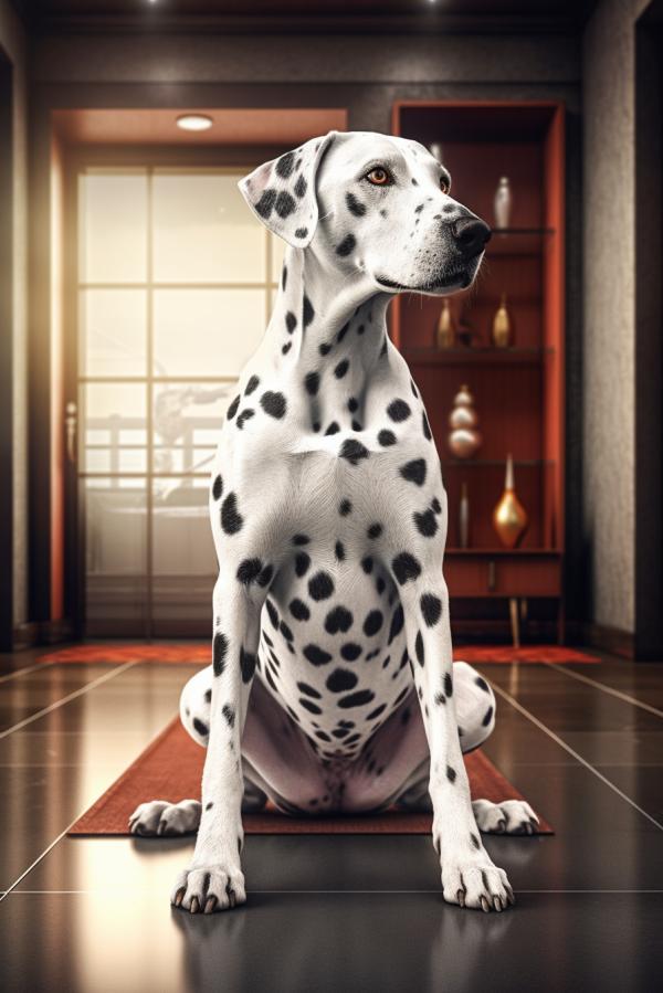 Picture of Dalmatian Yoga