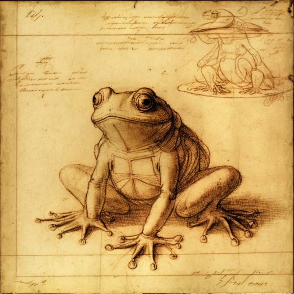 Picture of Frog Leonardo Da Vinci