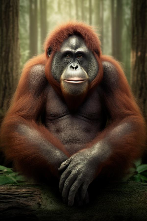 Picture of Orangutan Yoga