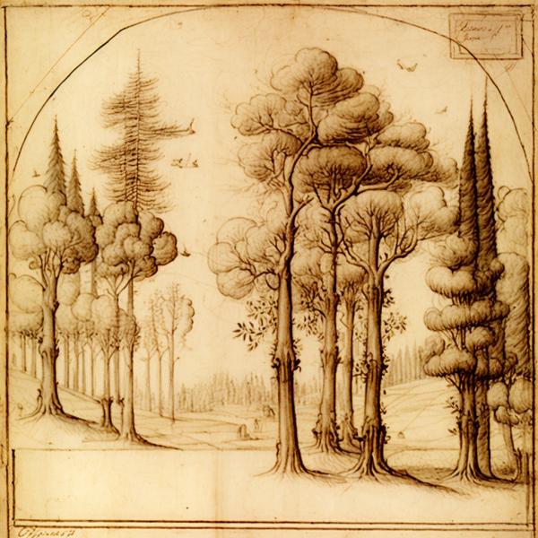 Tableau Forêt Léonard De Vinci