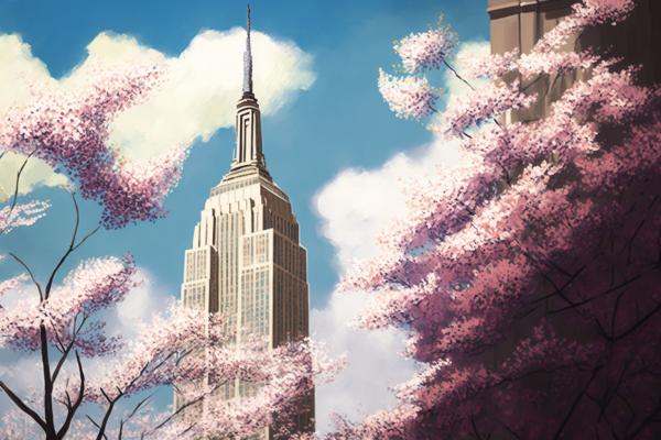 Picture of Empire state building Spring