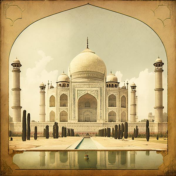 Tableau Taj Mahal été