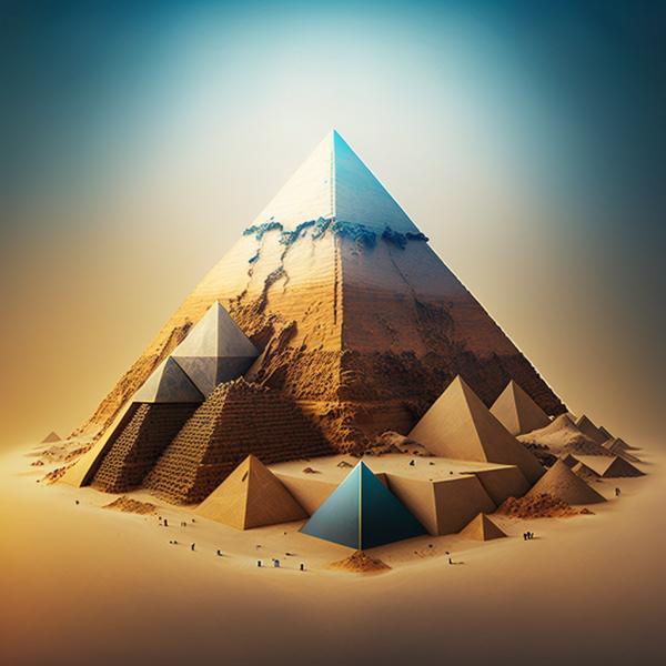 Tableau Pyramide de Khéops été