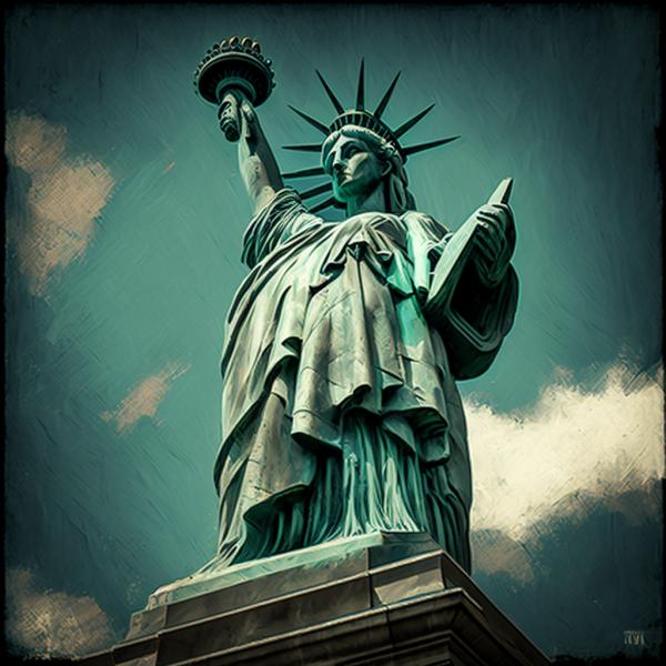 Tableau Statue de la Liberté été