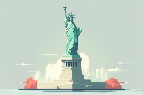 Picture of Statue of Liberty Vector