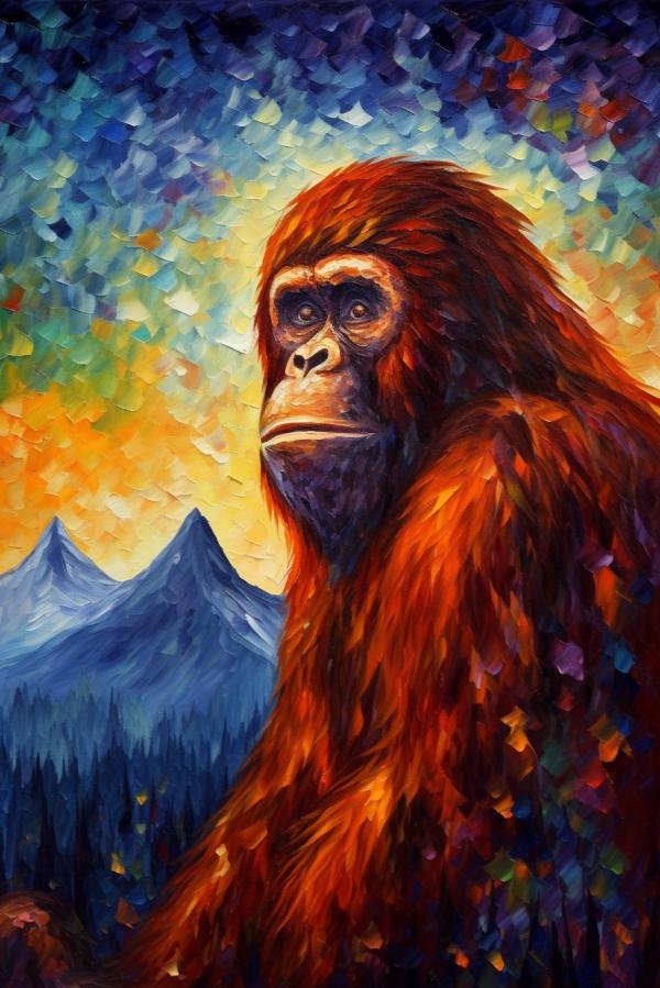 Picture of Orangutan Mystical