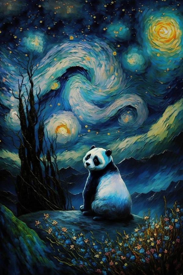 Tableau Panda Mystique