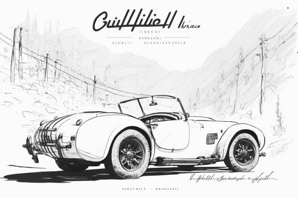 Picture of AC Shelby Cobra 427 Monochrome