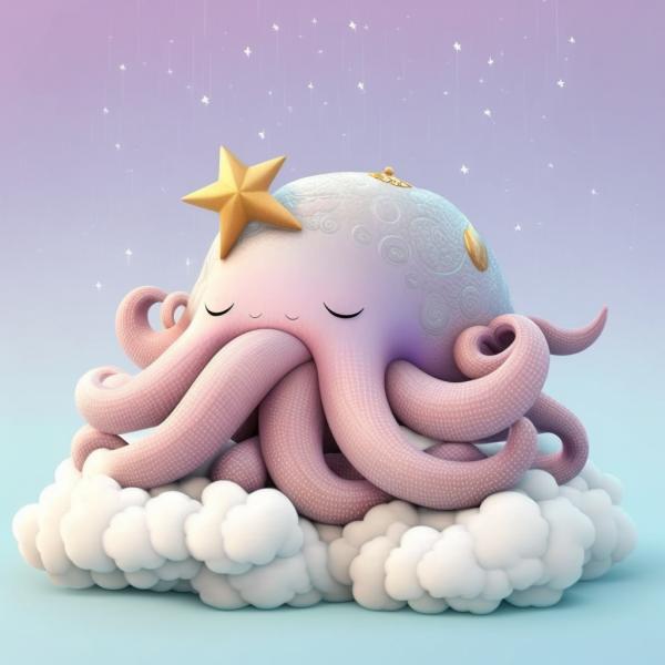 Picture of Octopus Sleeping