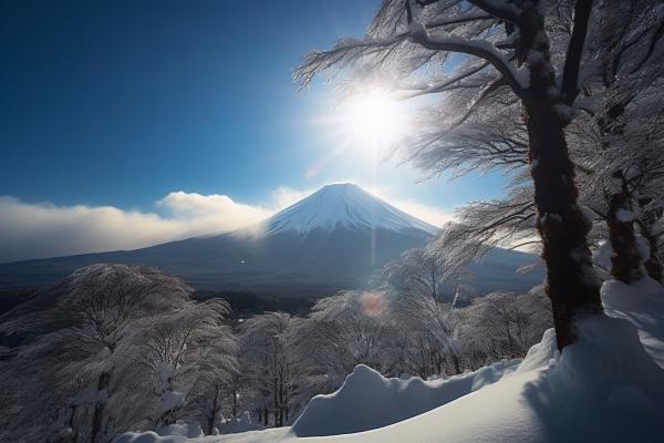 Picture of Mont fuji Winter